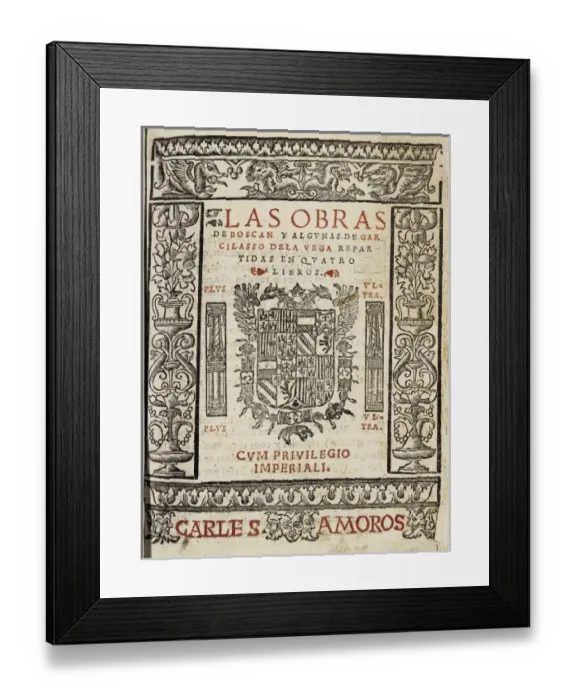 Framed Print : Edition of the works by Juan Boscᮠand some