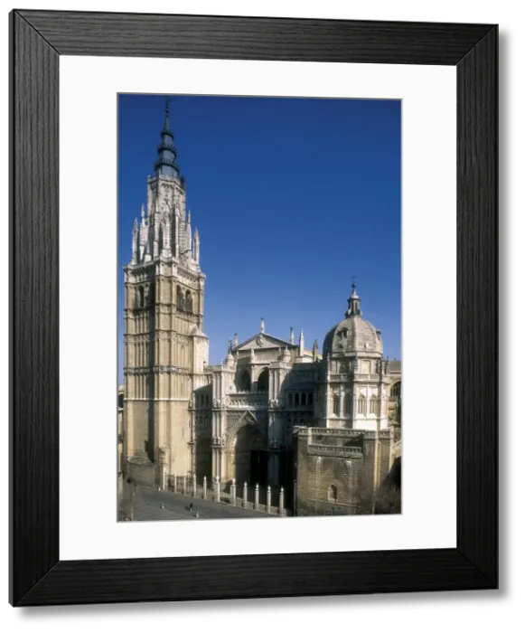 Framed Print : Cathedral of Toledo. 13th-15th c. SPAIN. Toledo Framed Print : Cathedral of Toledo. 13th-15th c. SPAIN. Toledo