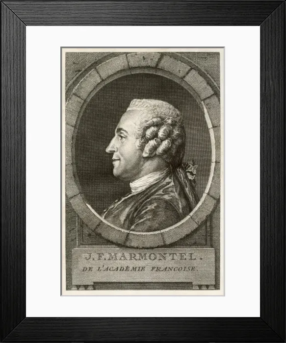 Framed Print : MARMONTEL, Jean-Fran篩s (1723-1799). French