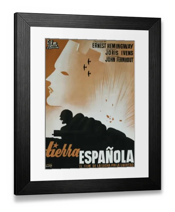 Framed Print : Poster by Pedraza Blanco for the documentary Framed Print : Poster by Pedraza Blanco for the documentary