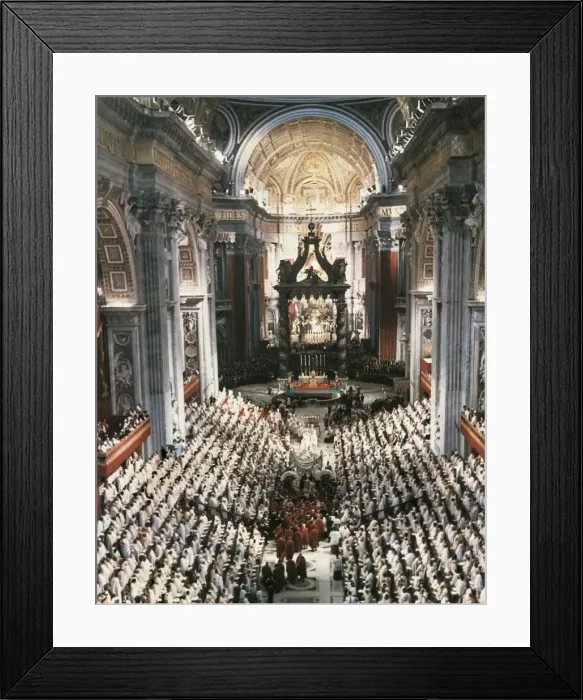 Framed Print : Second Vatican Council (1962-1965) Framed Print : Second Vatican Council (1962-1965)