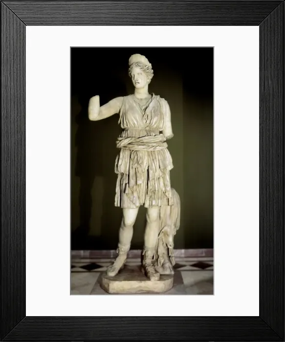 Framed Print : Diana. 2nd c. Roman art. Early Empire. Sculpture Framed Print : Diana. 2nd c. Roman art. Early Empire. Sculpture