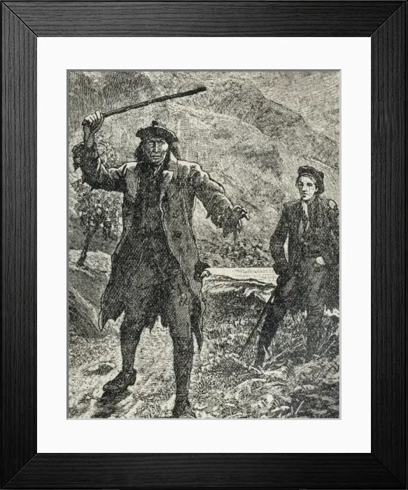 Framed Print : STEVENSON, Robert Louis (1850-1894). Kidnapped Framed Print : STEVENSON, Robert Louis (1850-1894). Kidnapped
