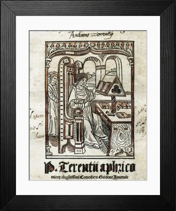Framed Print : TERENCE, Publius Terentius Afer (190-154 BC) Framed Print : TERENCE, Publius Terentius Afer (190-154 BC)