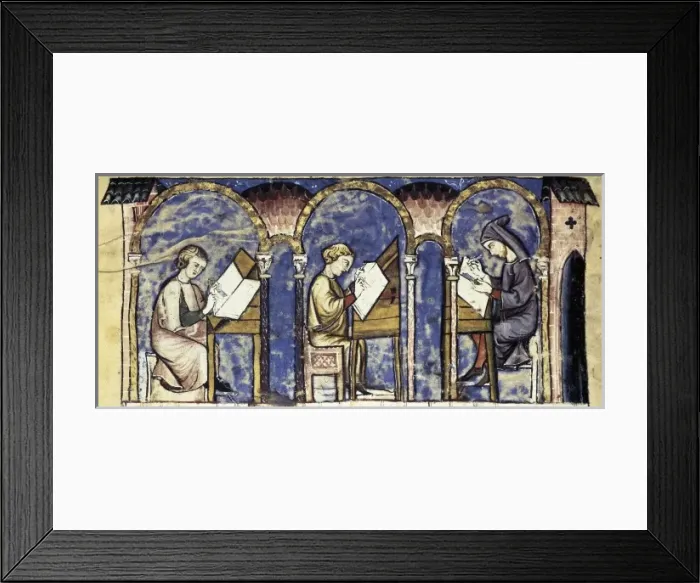 Framed Print : Alfonso X, called The Wise (1221-1284). Book Framed Print : Alfonso X, called The Wise (1221-1284). Book