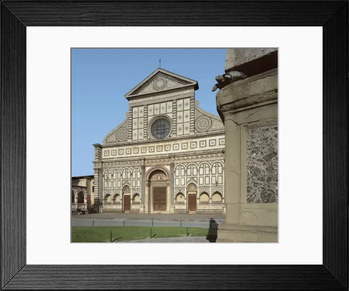 Framed Print : ALBERTI, Leon Battista (1404-1472). Church of Framed Print : ALBERTI, Leon Battista (1404-1472). Church of