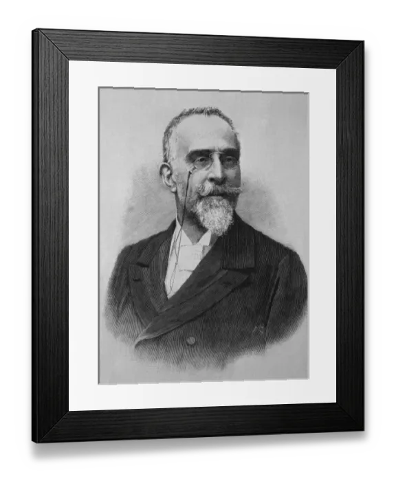 Framed Print : AZCARATE Y MENENDEZ, Gumersindo (1840-1917) Framed Print : AZCARATE Y MENENDEZ, Gumersindo (1840-1917)