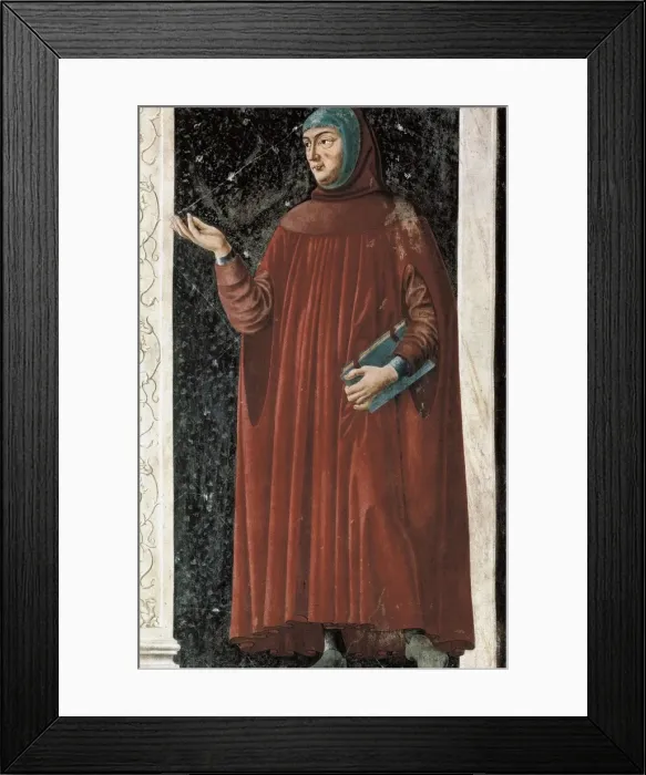 Framed Print : CASTAGNO, Andrea del (1423-1457). Francesco Petrarca Framed Print : CASTAGNO, Andrea del (1423-1457). Francesco Petrarca
