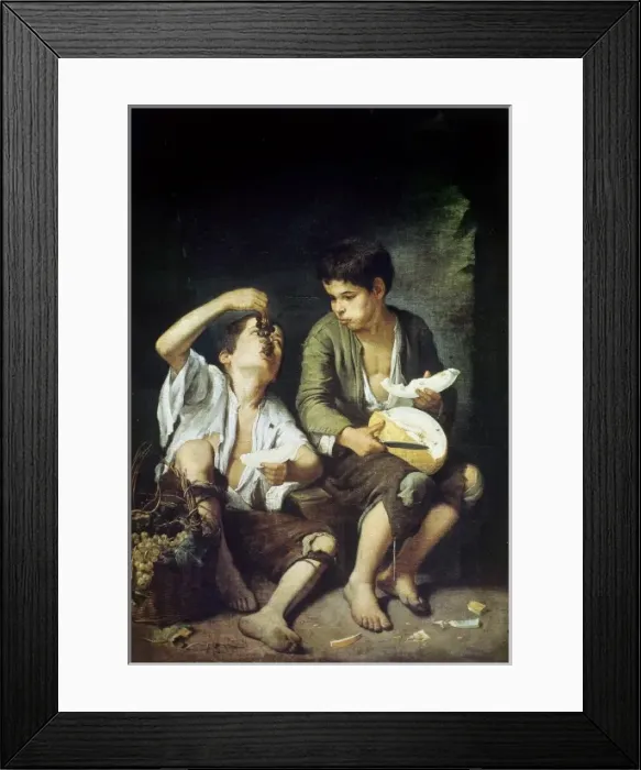 Framed Print : MURILLO, Bartolom項steban (1617-1682). Baggar Framed Print : MURILLO, Bartolom項steban (1617-1682). Baggar