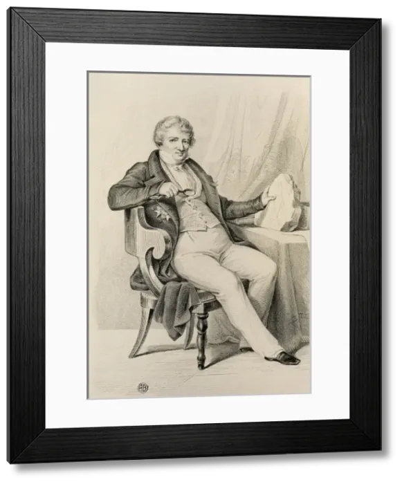 Framed Print : CUVIER, Georges (1769-1832). French zoologist Framed Print : CUVIER, Georges (1769-1832). French zoologist