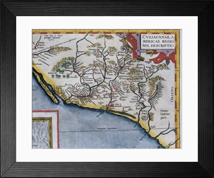 Framed Print : ORTELIUS, Abraham (1527-1598). Theatrum Orbis Framed Print : ORTELIUS, Abraham (1527-1598). Theatrum Orbis