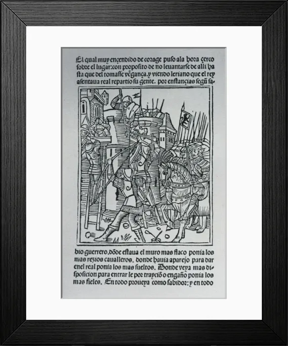 Framed Print : SAN PEDRO, Diego de (15th century). Spanish writer Framed Print : SAN PEDRO, Diego de (15th century). Spanish writer