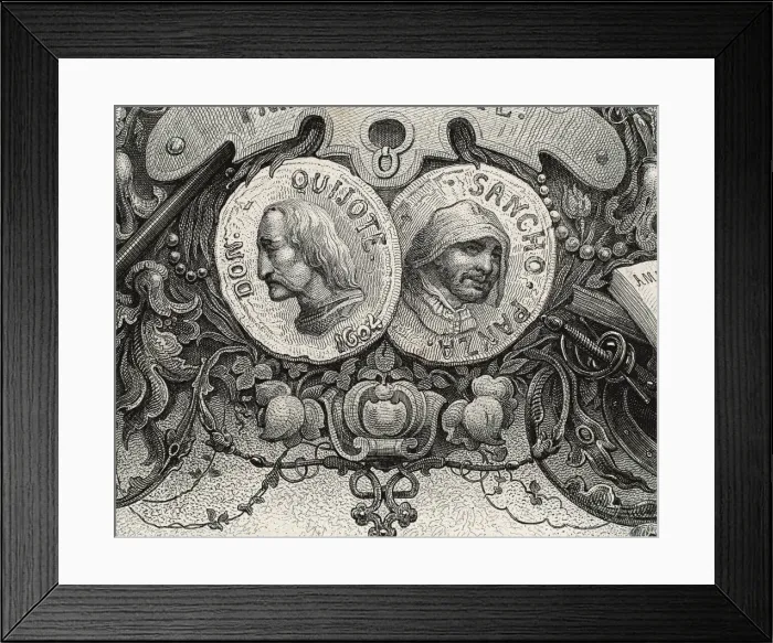 Framed Print : CERVANTES SaVEDRA, Miguel de (1547-1616). Spanish Framed Print : CERVANTES SaVEDRA, Miguel de (1547-1616). Spanish