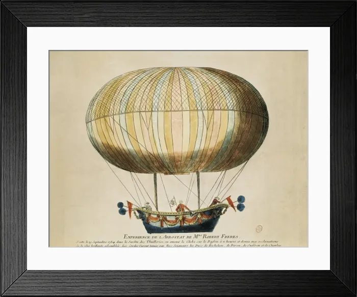 Framed Print : Experience of globe of the brothers Anne-Jean Framed Print : Experience of globe of the brothers Anne-Jean