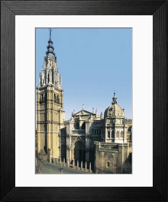 Framed Print : Cathedral of Toledo. 13th-15th c. SPAIN. Toledo Framed Print : Cathedral of Toledo. 13th-15th c. SPAIN. Toledo