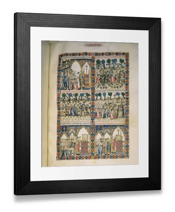 Framed Print : Alfonso X, called The Wise (1221-1284). Cantigas Framed Print : Alfonso X, called The Wise (1221-1284). Cantigas