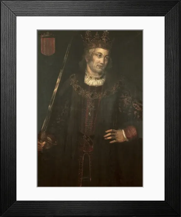 Framed Print : James II the Just (1267-1327). King of Aragon Framed Print : James II the Just (1267-1327). King of Aragon