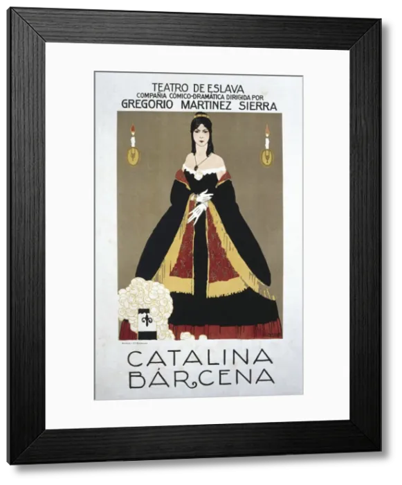Framed Print : BARCENA, Catalina (1896-1977). Soanish theatre Framed Print : BARCENA, Catalina (1896-1977). Soanish theatre