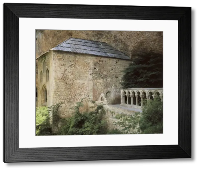Framed Print : Old Monastery of San Juan de la Pes. X-s. XII Framed Print : Old Monastery of San Juan de la Pes. X-s. XII