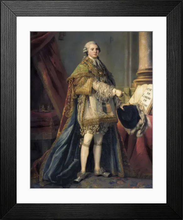 Framed Print : DROUAIS, Fran篩s Hubert (1727-1775). Louis Stanislas-Javier Framed Print : DROUAIS, Fran篩s Hubert (1727-1775). Louis Stanislas-Javier