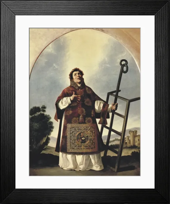 Framed Print : ZURBARAN, Francisco de (1598-1664). Saint Lawrence Framed Print : ZURBARAN, Francisco de (1598-1664). Saint Lawrence