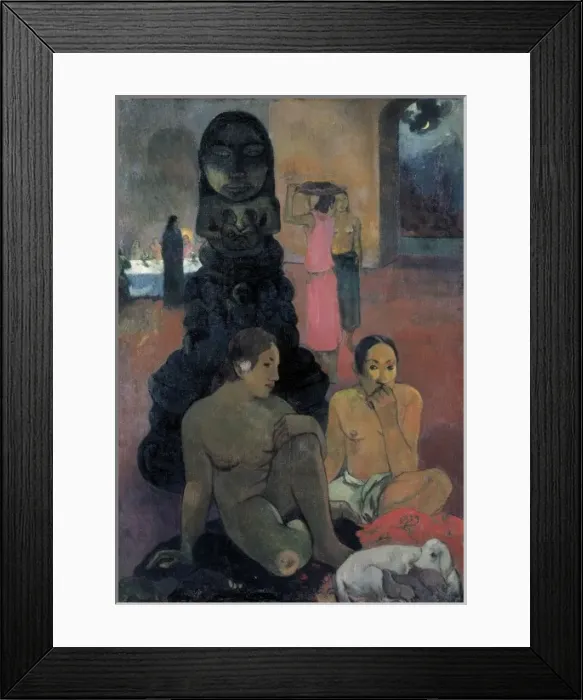 Framed Print : GAUGUIN, Paul (1848-1903). The Great Budda. 1899 Framed Print : GAUGUIN, Paul (1848-1903). The Great Budda. 1899