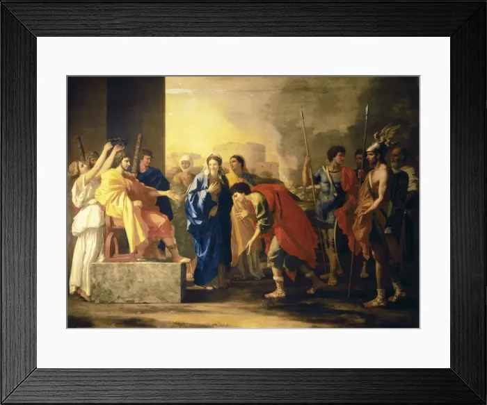 Framed Print : POUSSIN, Nicolas (1594-1665). The Noble Deed Framed Print : POUSSIN, Nicolas (1594-1665). The Noble Deed