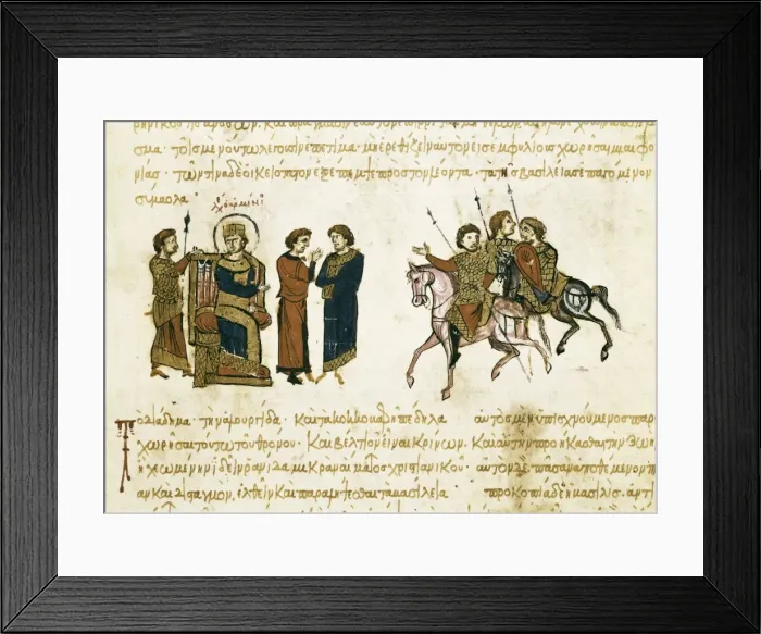 Framed Print : SKYLITZER, John (9th century). Madrid Skylitzes Framed Print : SKYLITZER, John (9th century). Madrid Skylitzes