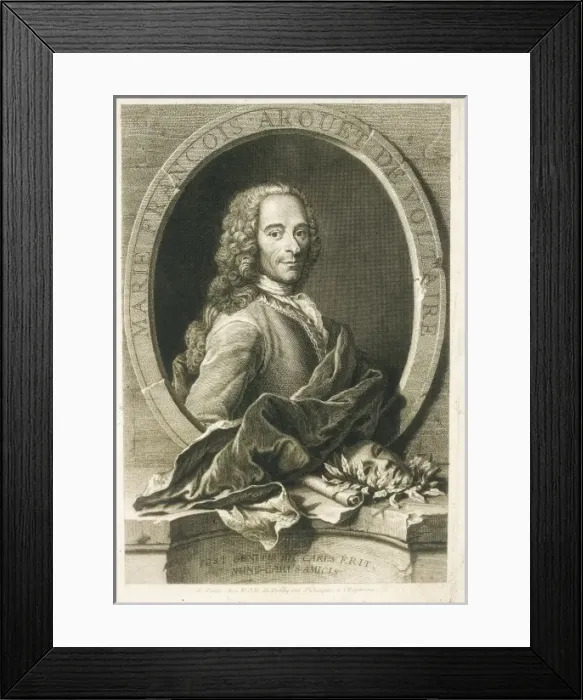 Framed Print : VOLTAIRE, Fran篩s-Marie Arouet, also known as Framed Print : VOLTAIRE, Fran篩s-Marie Arouet, also known as