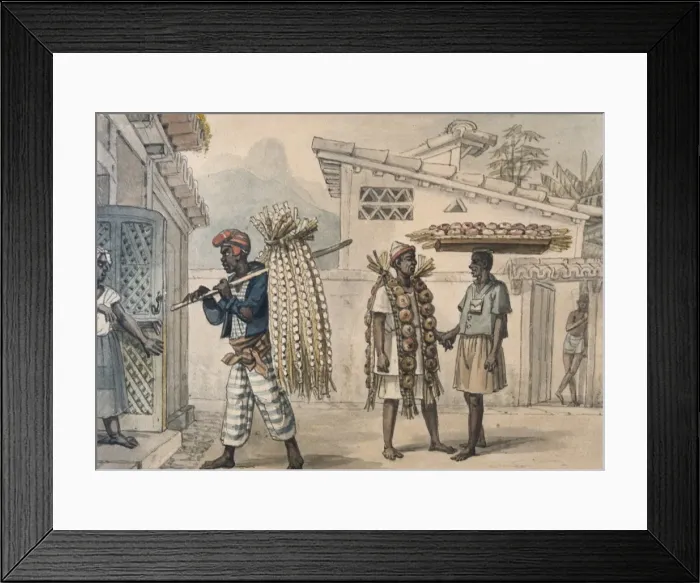 Framed Print : DEBRET, Jean Baptiste (1768-1848). A Colourful Framed Print : DEBRET, Jean Baptiste (1768-1848). A Colourful