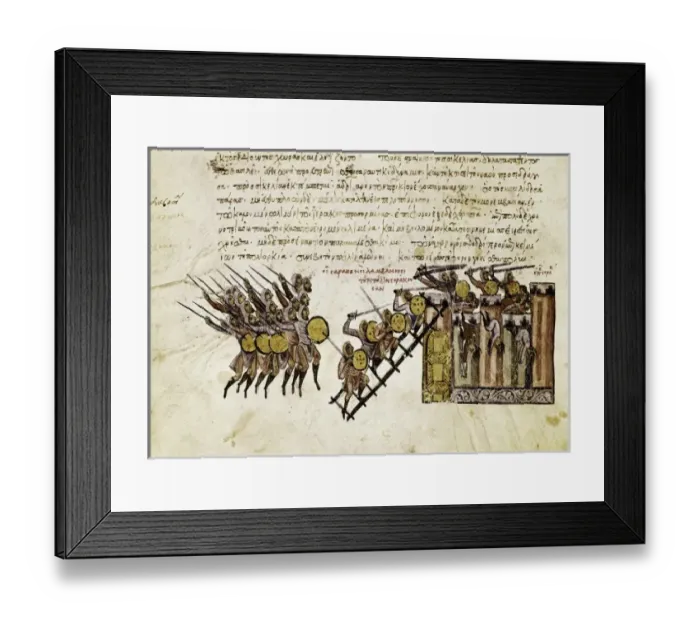 Framed Print : SKYLITZER, John (9th century). Madrid Skylitzes Framed Print : SKYLITZER, John (9th century). Madrid Skylitzes