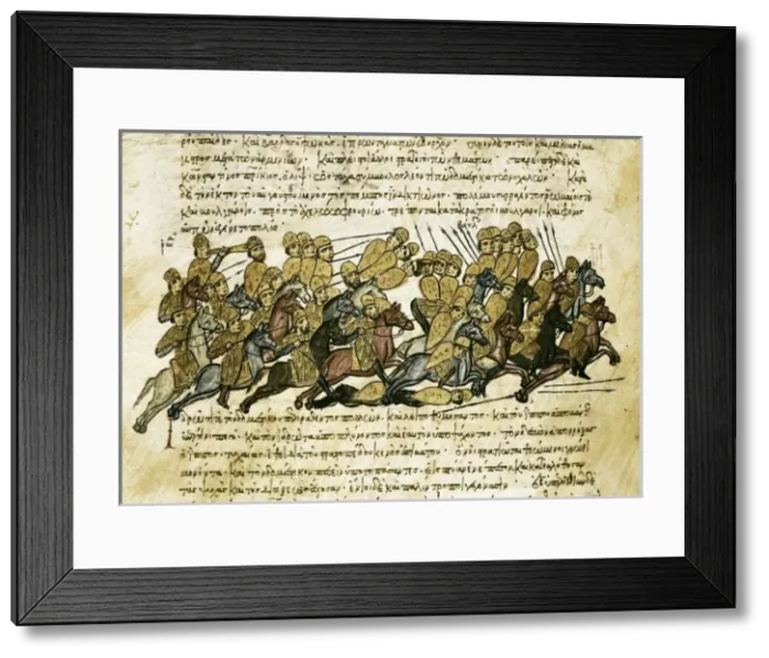 Framed Print : SKYLITZER, John (9th century). Madrid Skylitzes Framed Print : SKYLITZER, John (9th century). Madrid Skylitzes