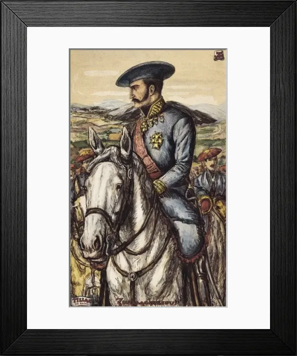 Framed Print : ZUMALACARREGUI, Tom᳠(1788-1835). Carlist general Framed Print : ZUMALACARREGUI, Tom᳠(1788-1835). Carlist general