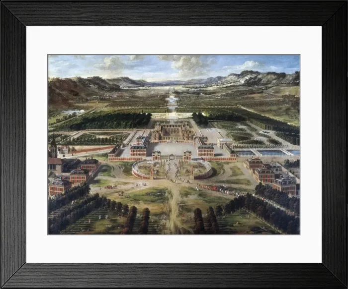 Framed Print : PATEL, Pierre (1602-1676). View of Chateau Framed Print : PATEL, Pierre (1602-1676). View of Chateau