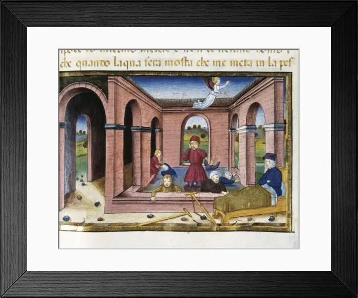 Framed Print : DE PREDIS, Cristoforo (1440-1486). Stories of Framed Print : DE PREDIS, Cristoforo (1440-1486). Stories of