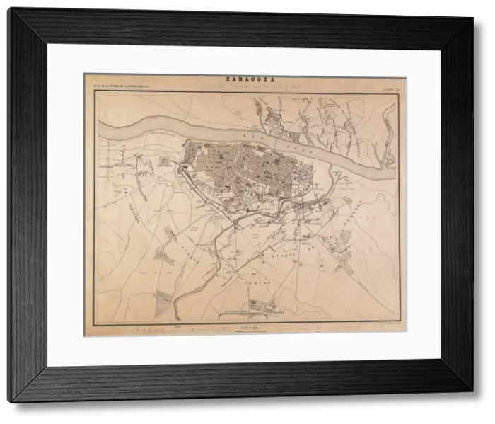 Framed Print : Spain. Peninsular War (1808-1814). Second siege Framed Print : Spain. Peninsular War (1808-1814). Second siege