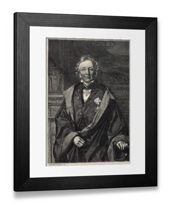 Framed Print : RANKE, Leopold von (1797-1886). German positivist Framed Print : RANKE, Leopold von (1797-1886). German positivist