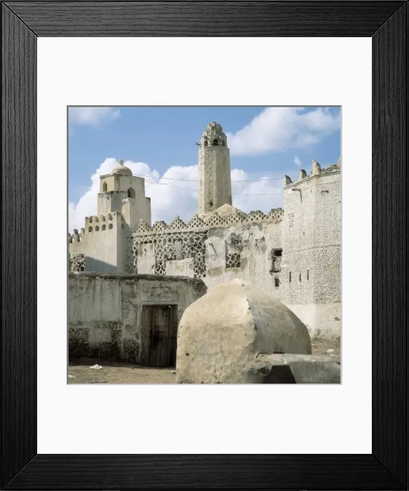 Framed Print : Great Mosque of Zabid. ca. 820-13th c. YEMEN Framed Print : Great Mosque of Zabid. ca. 820-13th c. YEMEN