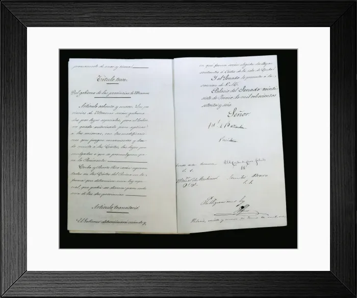 Framed Print : Spain. Kingdom of Alfonso XII. Constitution of Framed Print : Spain. Kingdom of Alfonso XII. Constitution of
