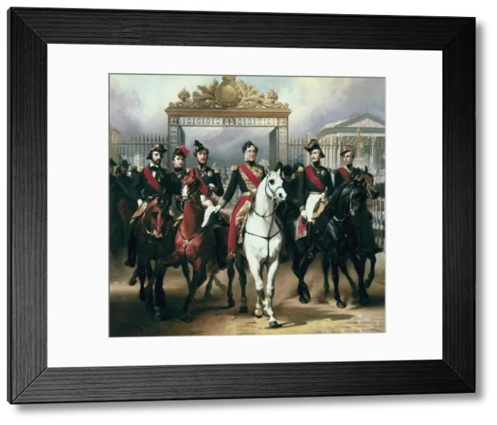 Framed Print : VERNET, Emil-Jean-Horace (1789-1863). Louis-Philippe Framed Print : VERNET, Emil-Jean-Horace (1789-1863). Louis-Philippe