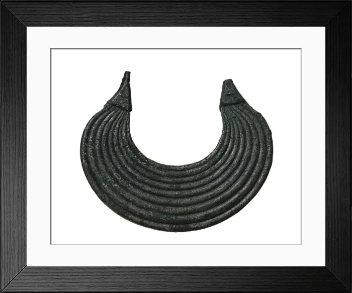Framed Print : Torc. 1800 -1500 BC. Bronze Age. Talaiotic Culture Framed Print : Torc. 1800 -1500 BC. Bronze Age. Talaiotic Culture