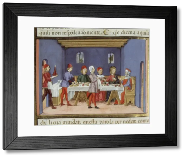 Framed Print : DE PREDIS, Cristoforo (1440-1486). Stories of Framed Print : DE PREDIS, Cristoforo (1440-1486). Stories of