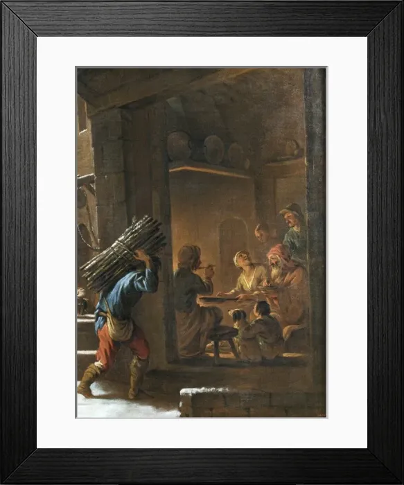 Framed Print : VILADOMAT i MANALT, Antoni (1678-1755). The Winter Framed Print : VILADOMAT i MANALT, Antoni (1678-1755). The Winter