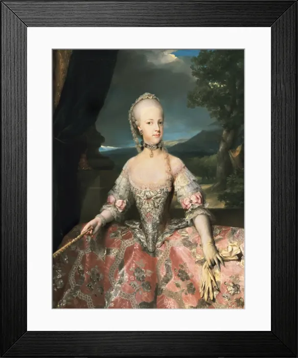 Framed Print : MENGS, Anton Raphael (1728-1779). Maria Carolina Framed Print : MENGS, Anton Raphael (1728-1779). Maria Carolina