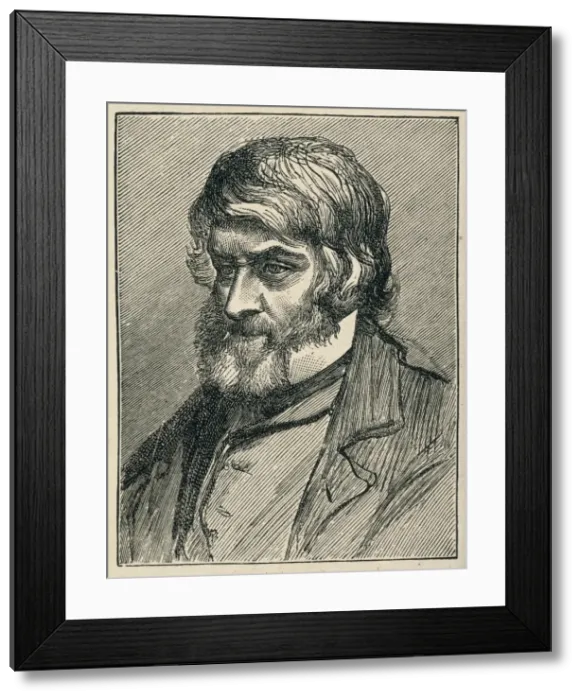Framed Print : CARLYLE, Thomas (1795-1881). British writer Framed Print : CARLYLE, Thomas (1795-1881). British writer