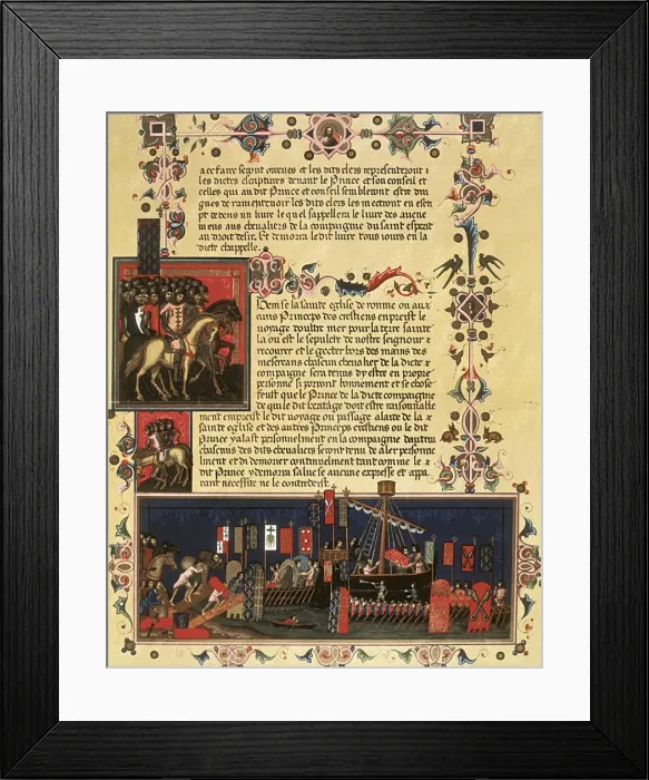 Framed Print : III Crusade of Richard the Lionhearted (1189-1192) Framed Print : III Crusade of Richard the Lionhearted (1189-1192)