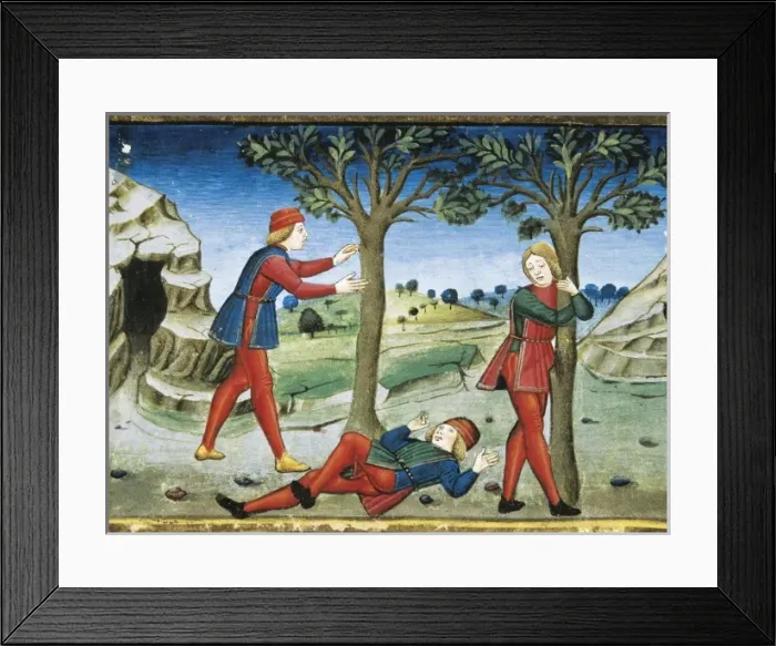 Framed Print : DE PREDIS, Cristoforo (1440-1486). Stories of Framed Print : DE PREDIS, Cristoforo (1440-1486). Stories of