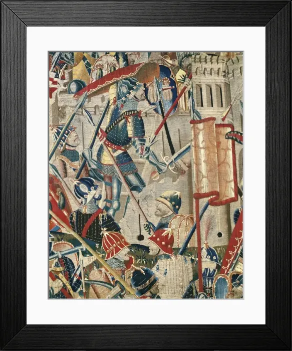 Framed Print : Tapestry of Pastrana. end 15th c. SPAIN. Pastrana Framed Print : Tapestry of Pastrana. end 15th c. SPAIN. Pastrana