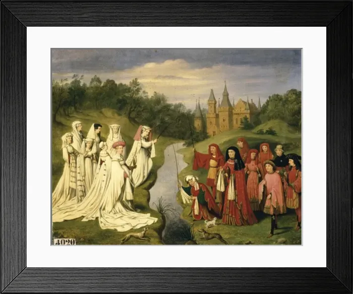 Framed Print : DEBACQ, Charles Alexandre (1804-1850). Dukes Framed Print : DEBACQ, Charles Alexandre (1804-1850). Dukes