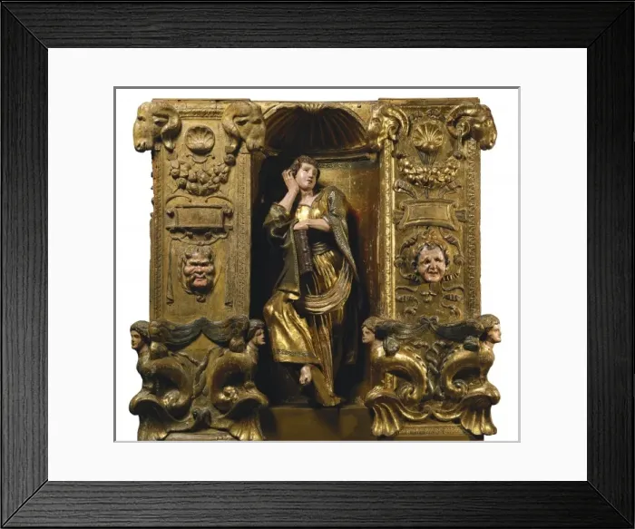 Framed Print : BERRUGUETE, Alonso (1480-1561). Altarpiece of Framed Print : BERRUGUETE, Alonso (1480-1561). Altarpiece of